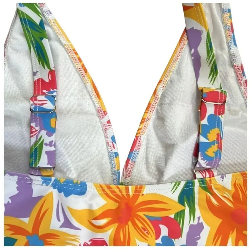 Mom Approved Floral One Piece Swimsuit Medium